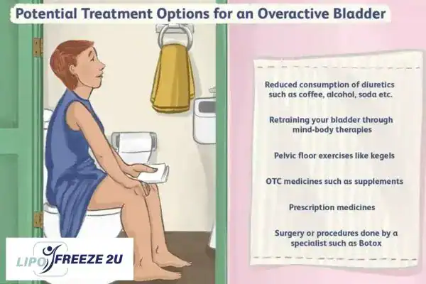 image of woman on toilet because of an overactive bladder Bere Regis