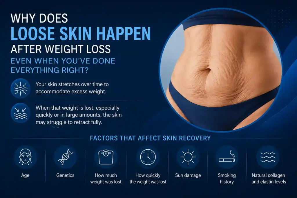 Why Does Loose Skin Happen After Weight Loss Even When You’ve Done Everything Right Bere Regis?