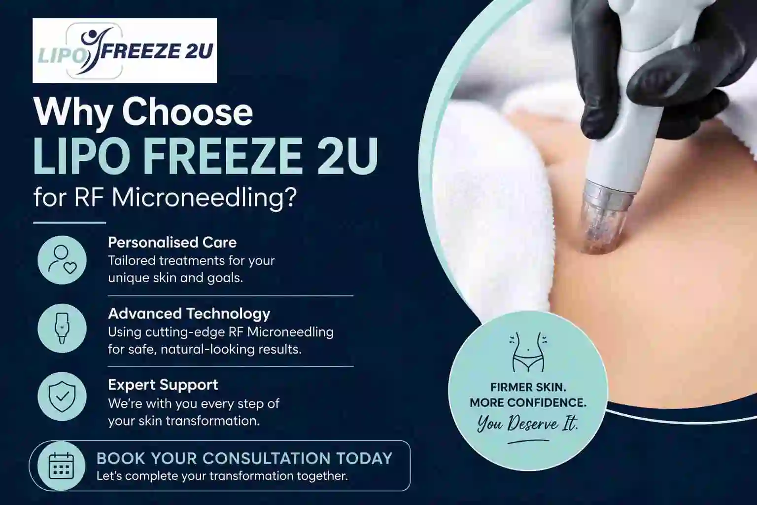 Why Choose LIPO FREEZE 2U for RF Microneedling Bere Regis?