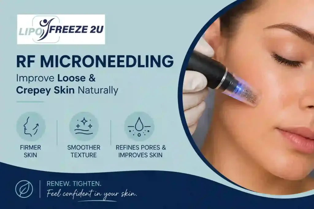Can RF Microneedling Help Improve Loose and Crepey Skin Bere Regis?